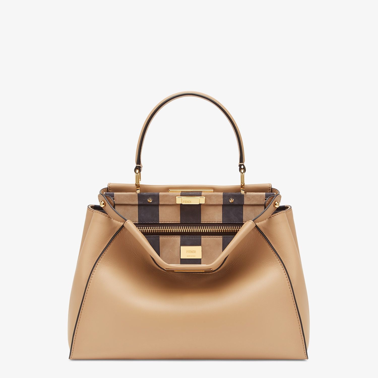 Brown leather bag - 1