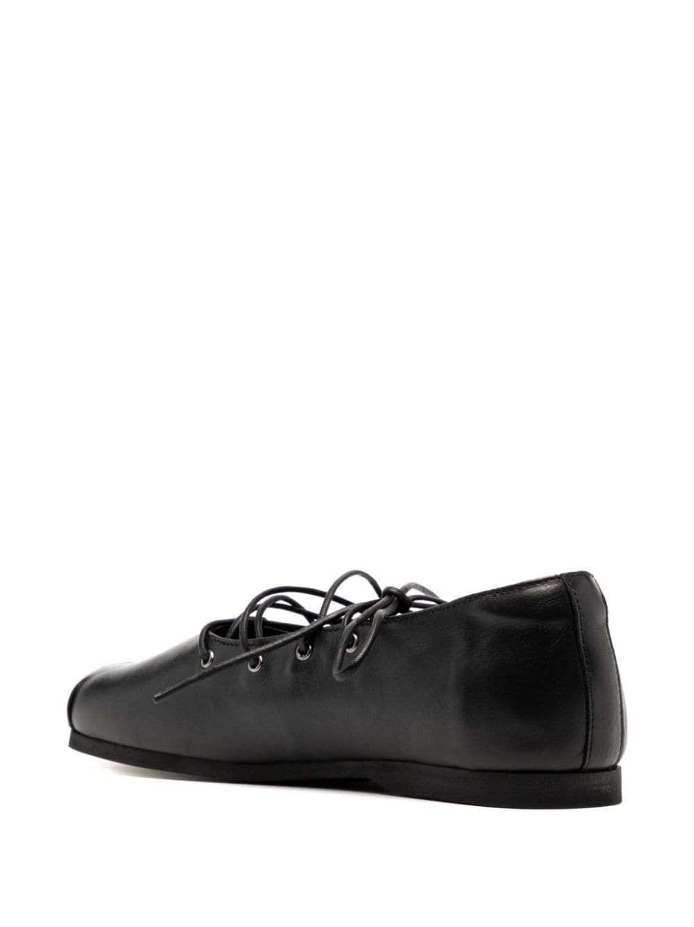 Laced slip-in ballerina shoes - 3