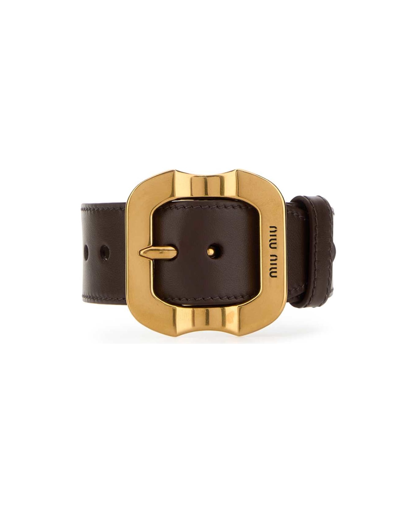 Brown Leather Bracelet - 1