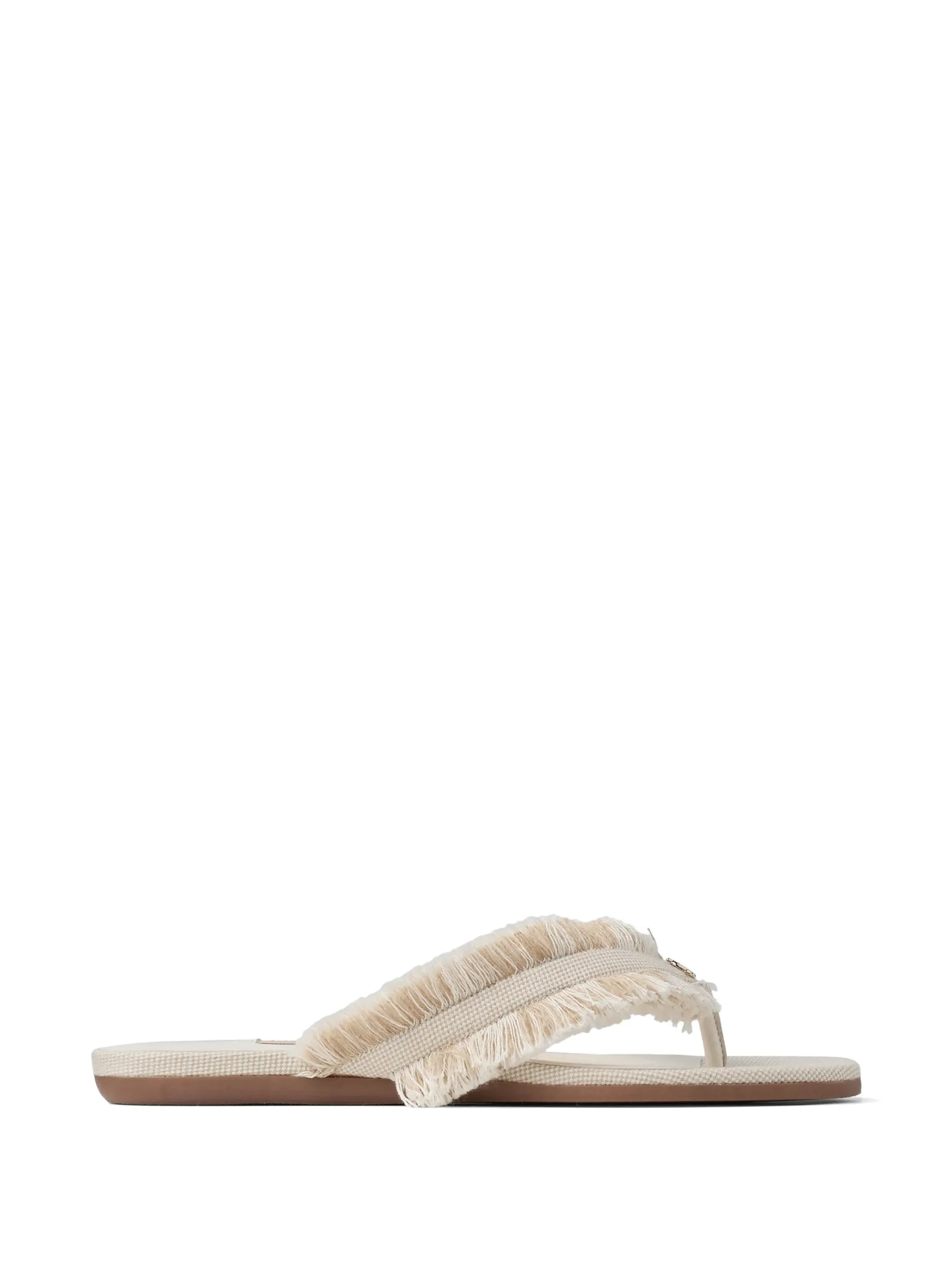 Jimmy Choo Fringed Bay Flat Sandals - 1