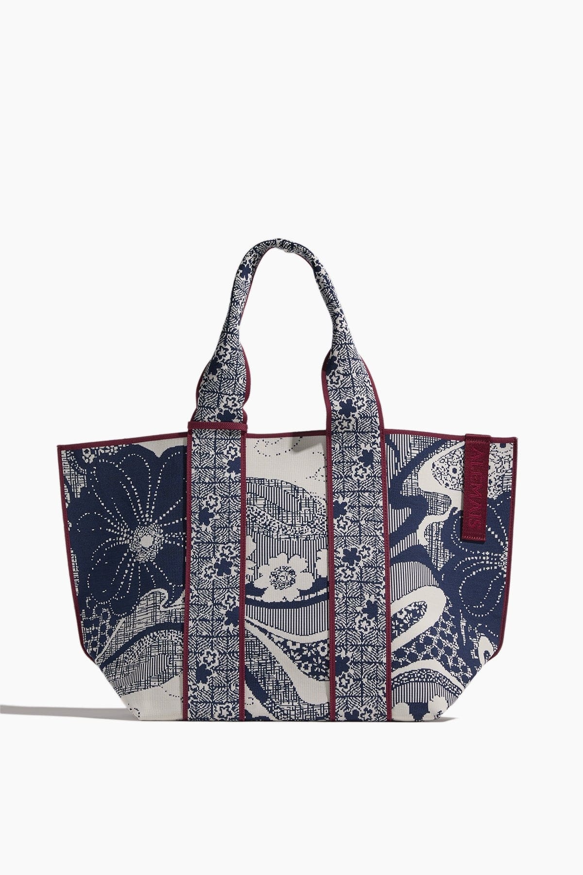 Mickey Jacquard Beach Tote in Navy - 1