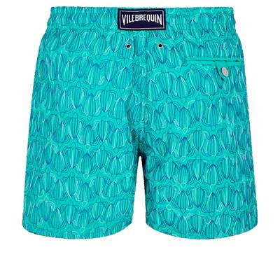 Vilebrequin Men Swim Trunks Embroidered Armor Turtles - Limited Edition outlook