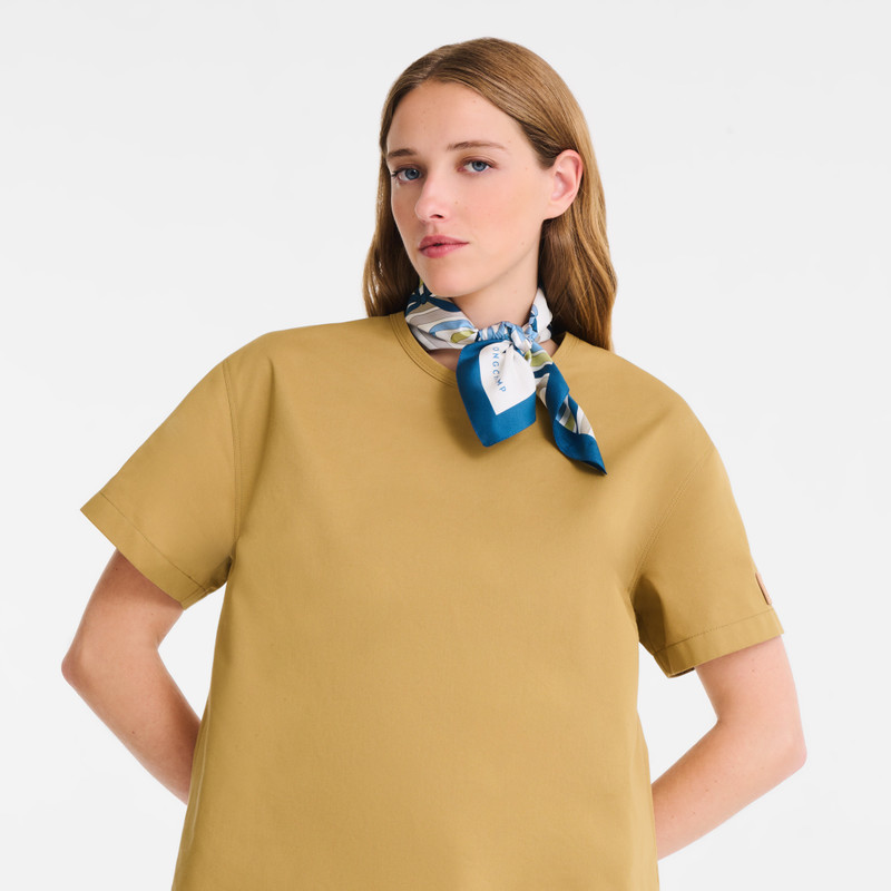 Longchamp Rubans Longchamp Silk scarf 50 Slate - Silk outlook