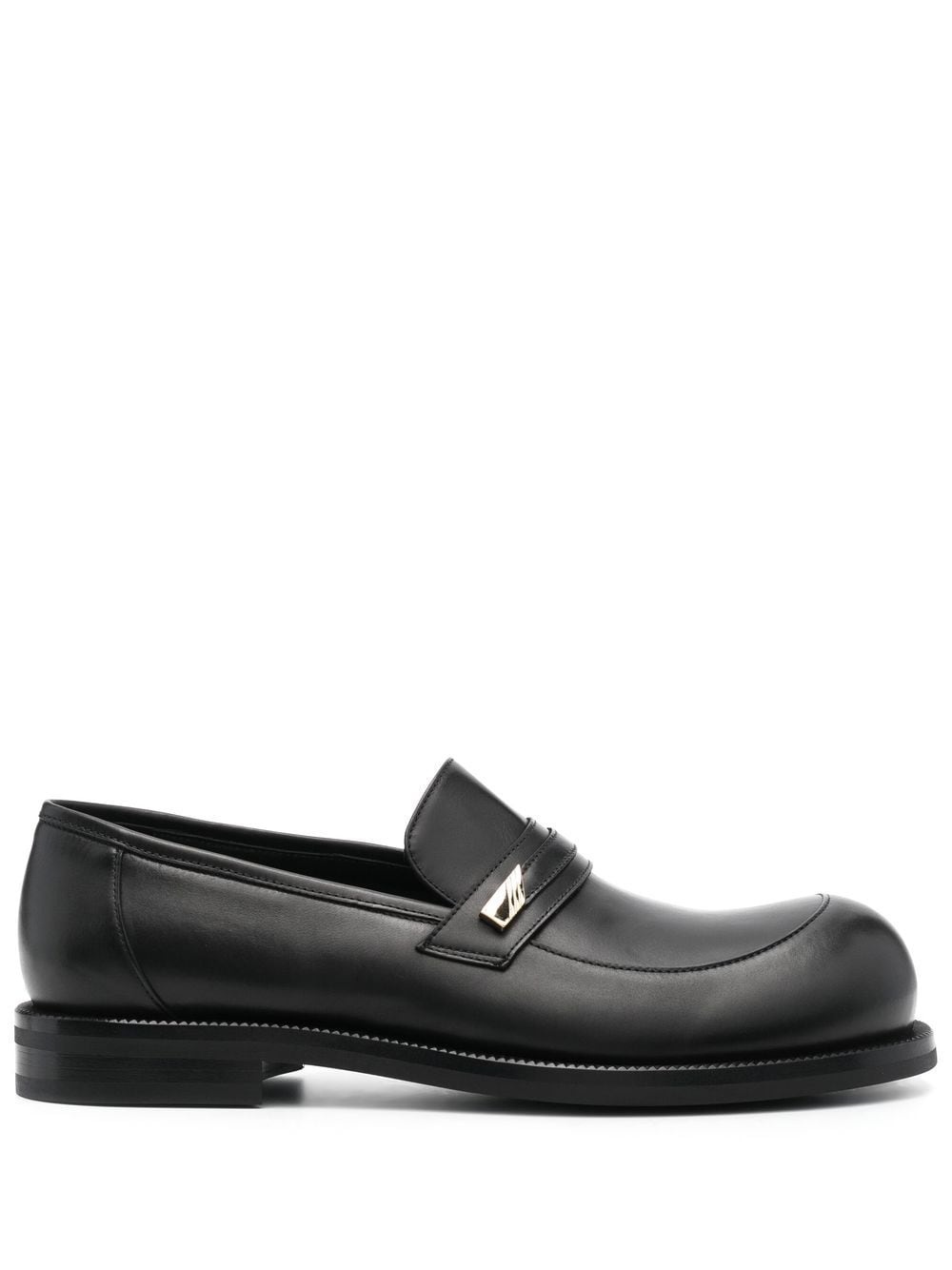 round-toe slip-on loafers - 1
