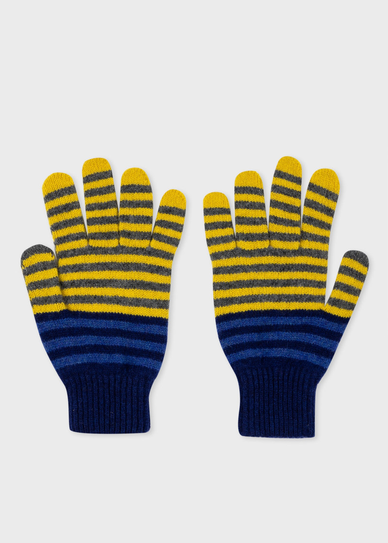 Paul Smith Stripe Lambswool Gloves outlook