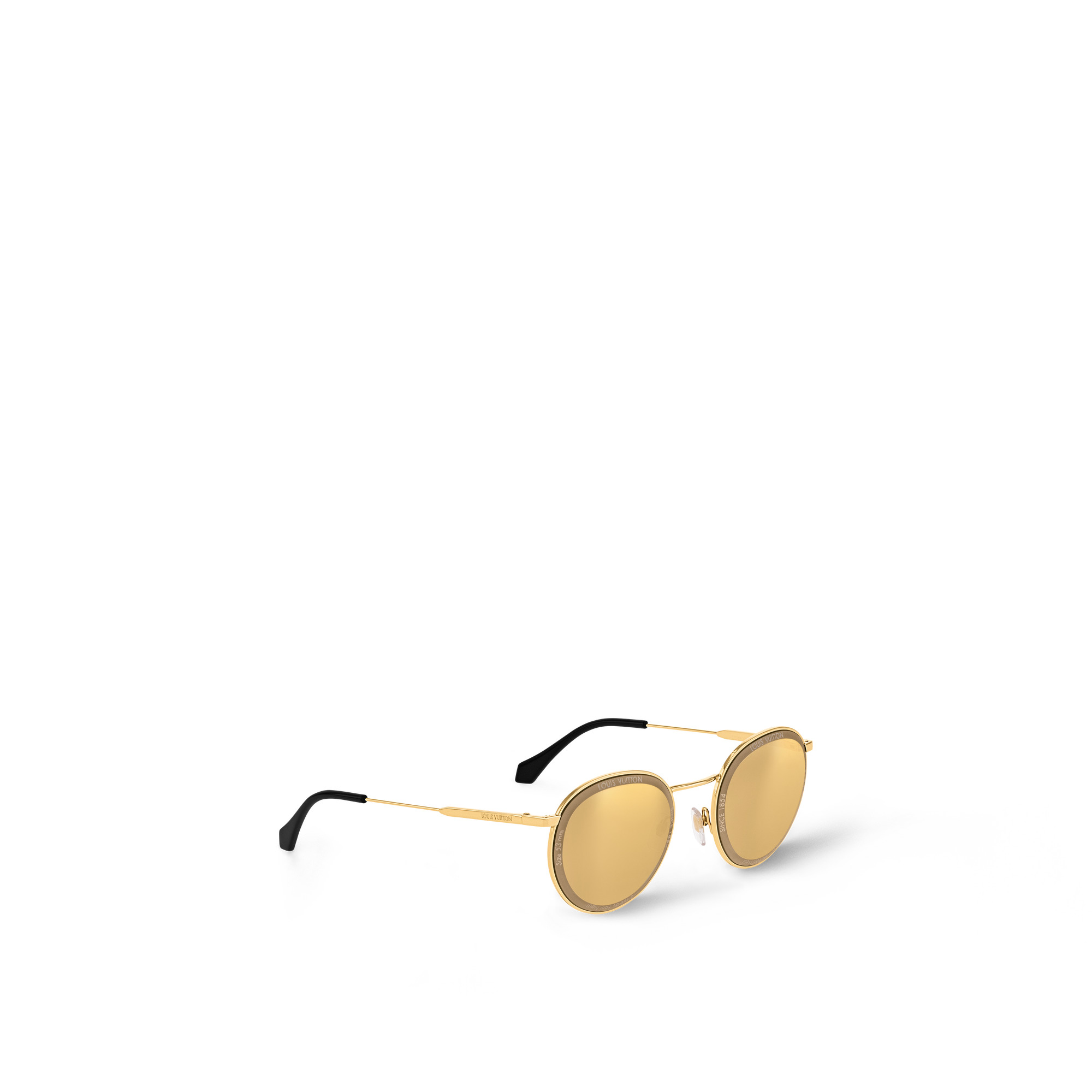 LV Super Vision Metal Round Sunglasses - 3