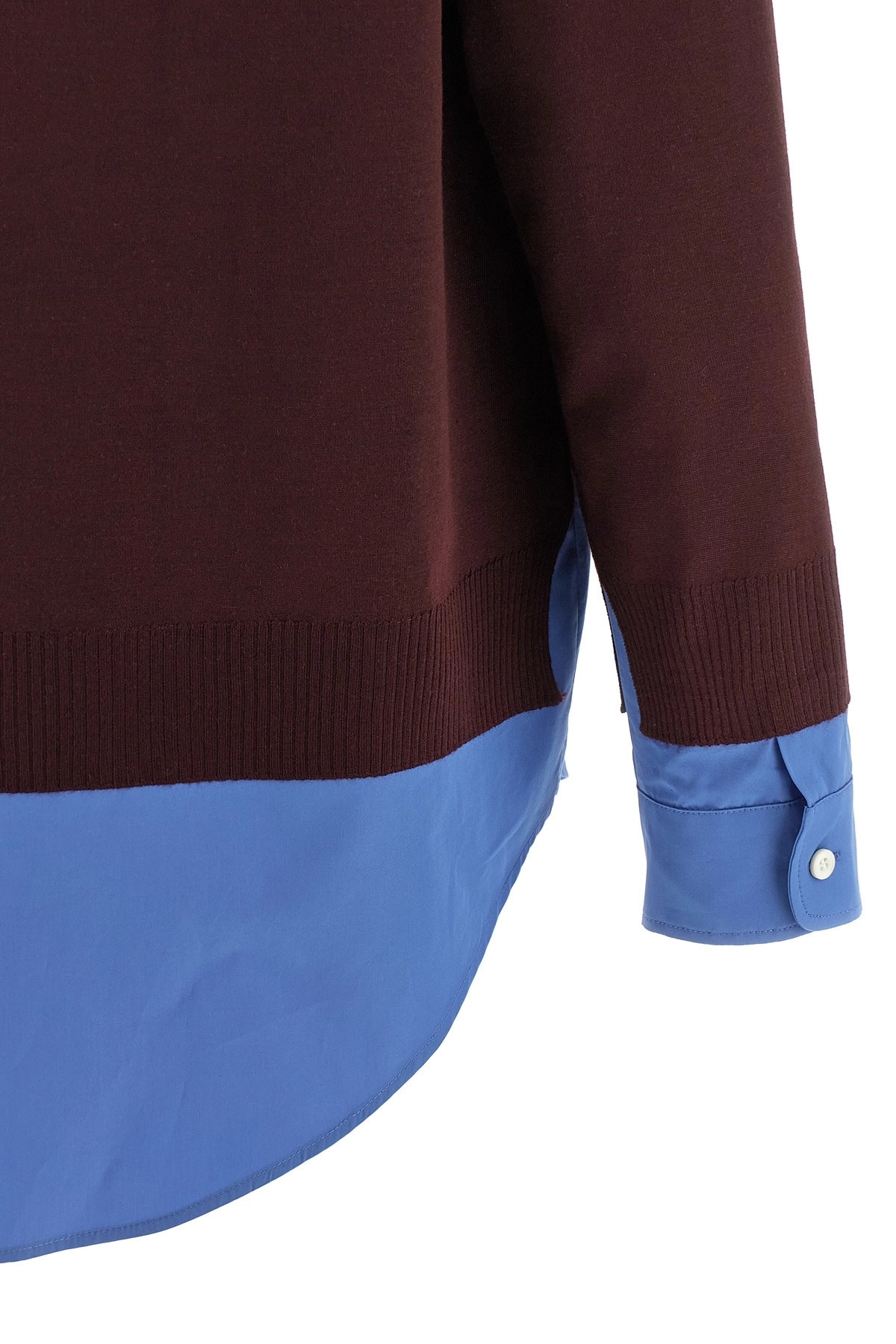 Poplin and cashmere shirt - 4