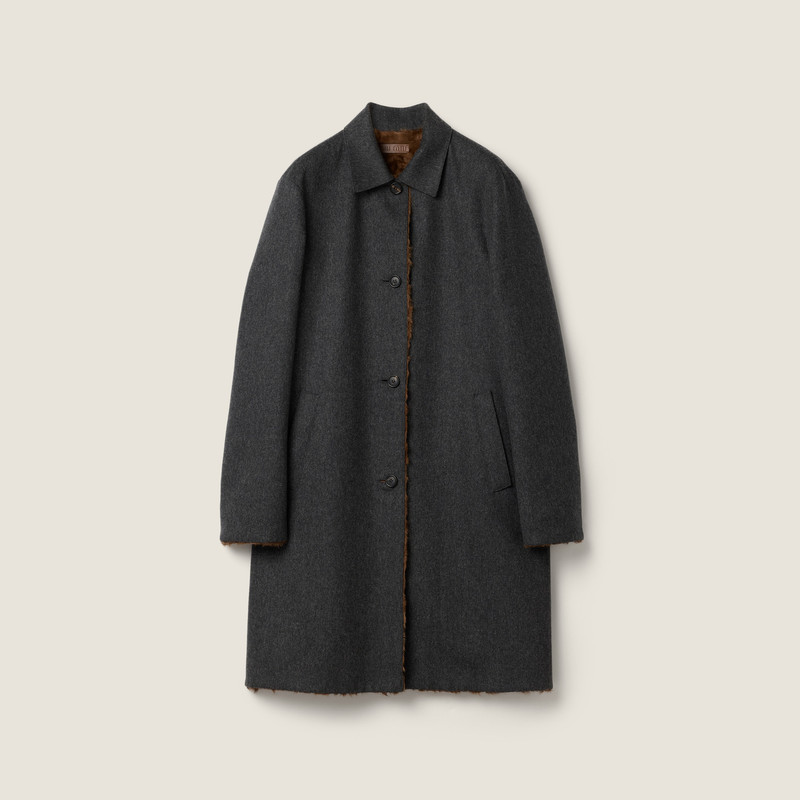 Reversible wool and Chekiang coat 1