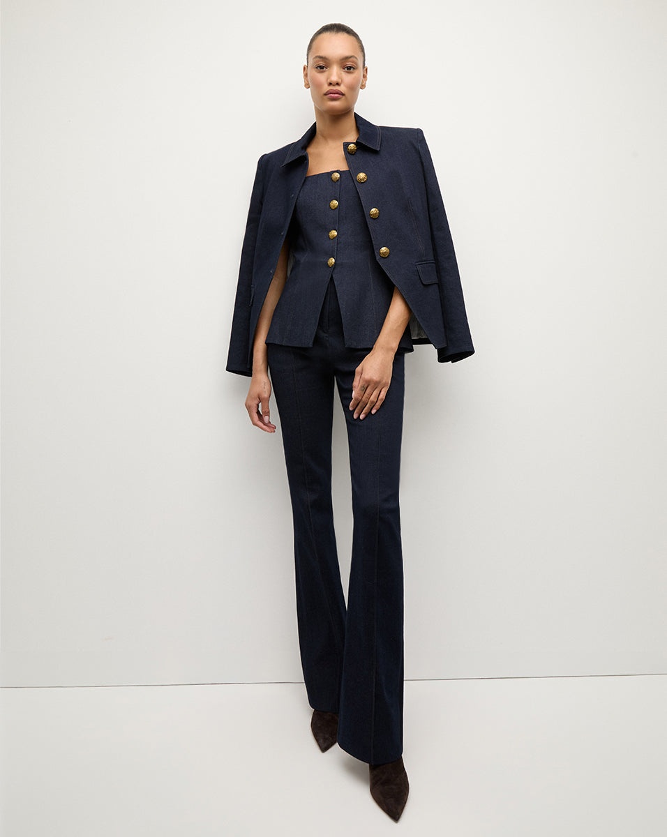 GRACIE BELTED DENIM PANT - 9