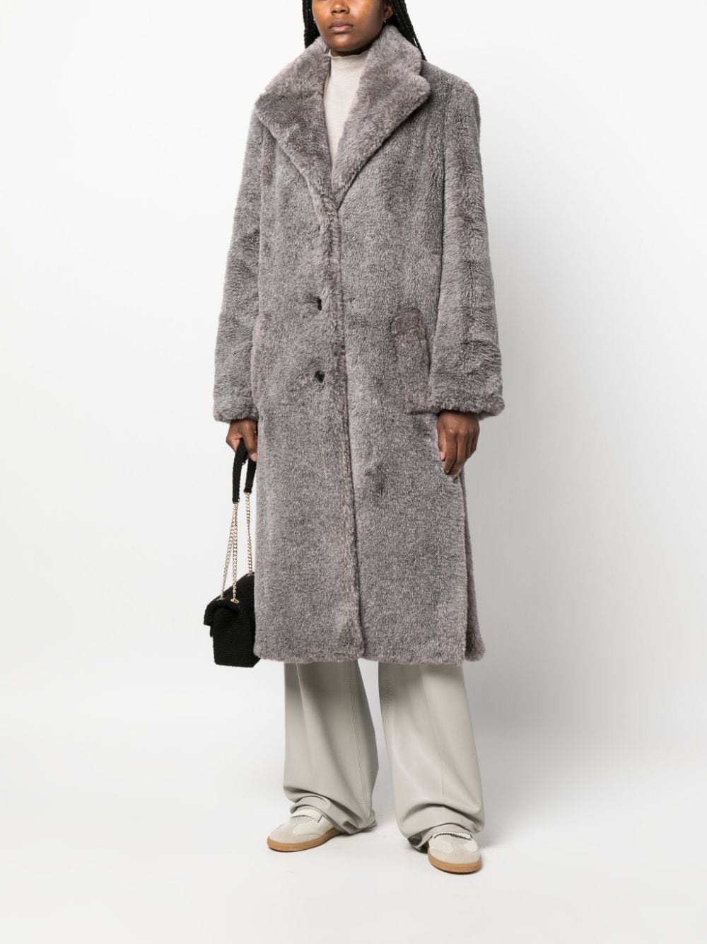 Monaco faux-fur coat - 2