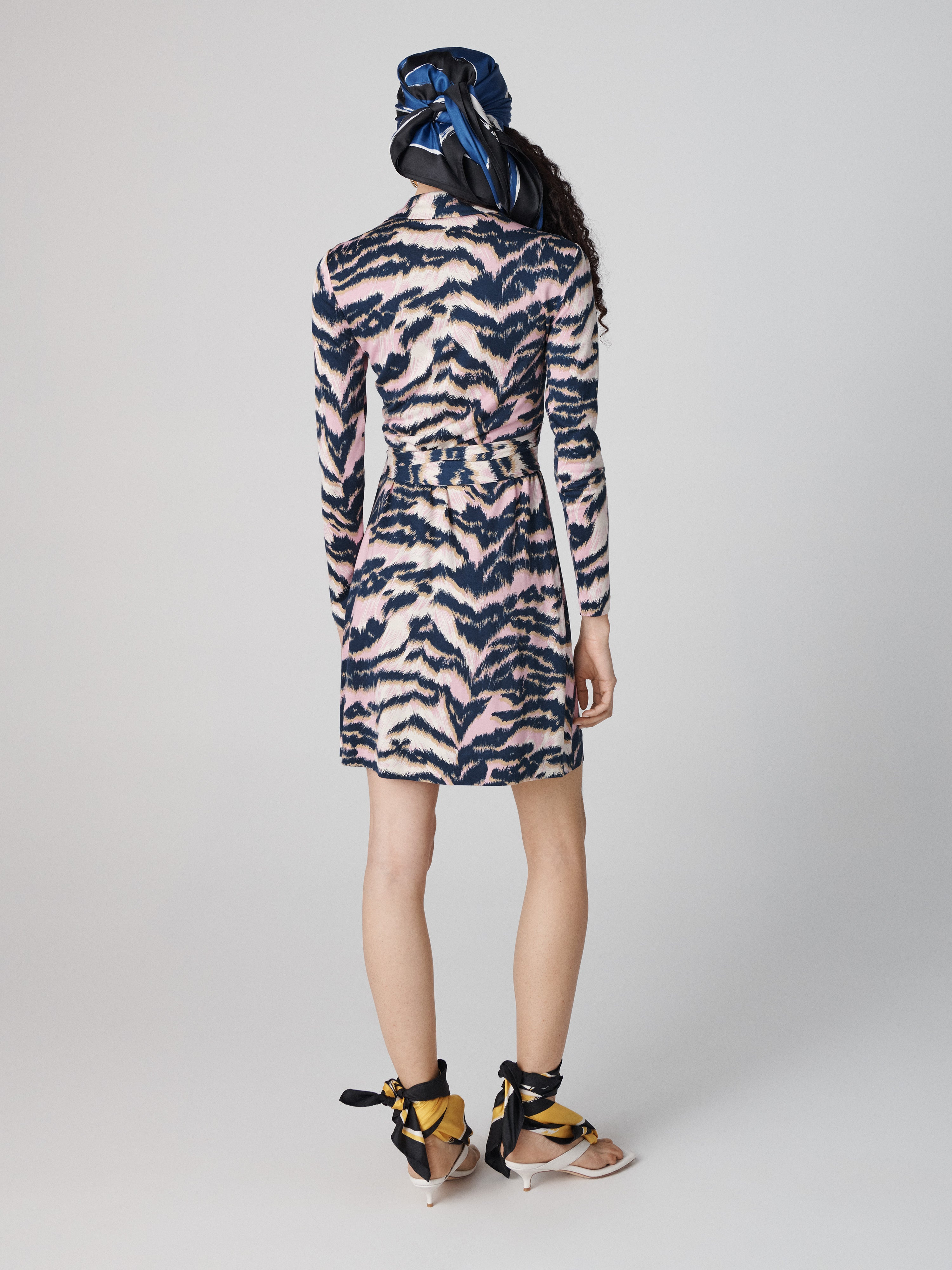 Jeanne Silk Jersey Wrap Dress - 2