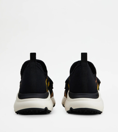 Tod's SLIP-ON SNEAKERS IN TECHNICAL FABRIC - BLACK, BROWN, YELLOW outlook