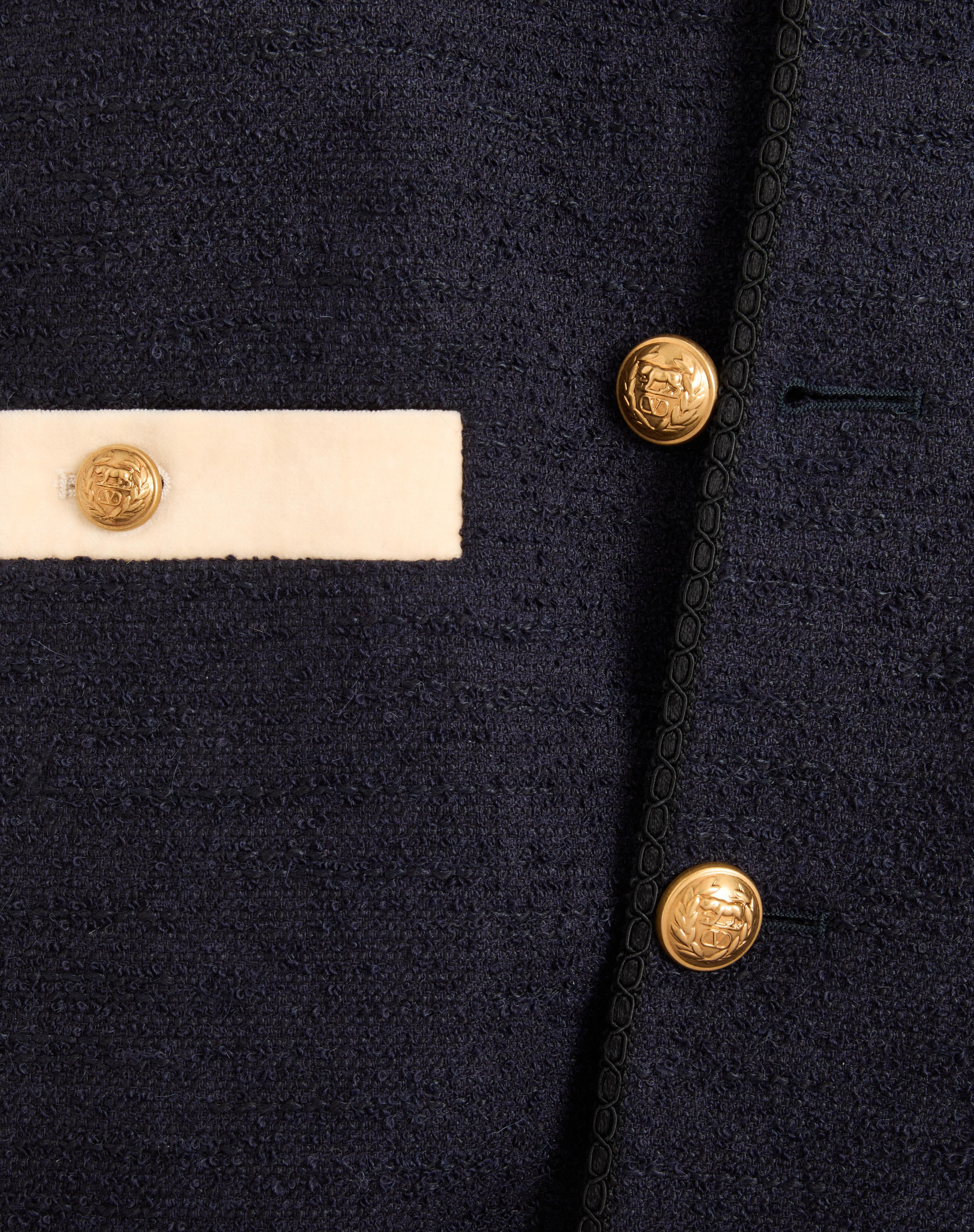 COTTON TWEED BOMBER - 8