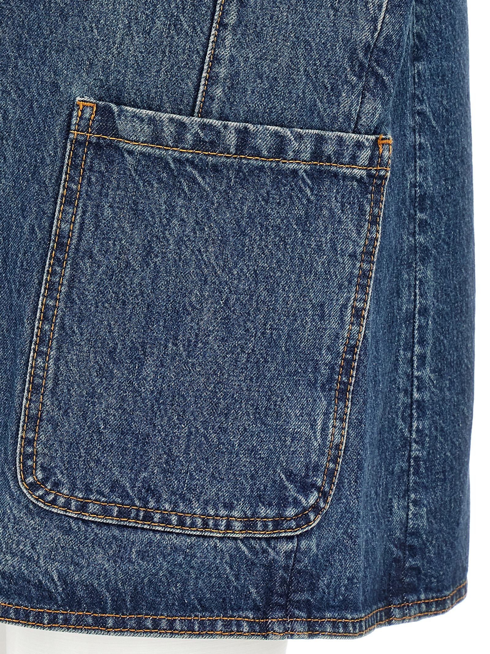 Strap Vest Gilet Blue - 4