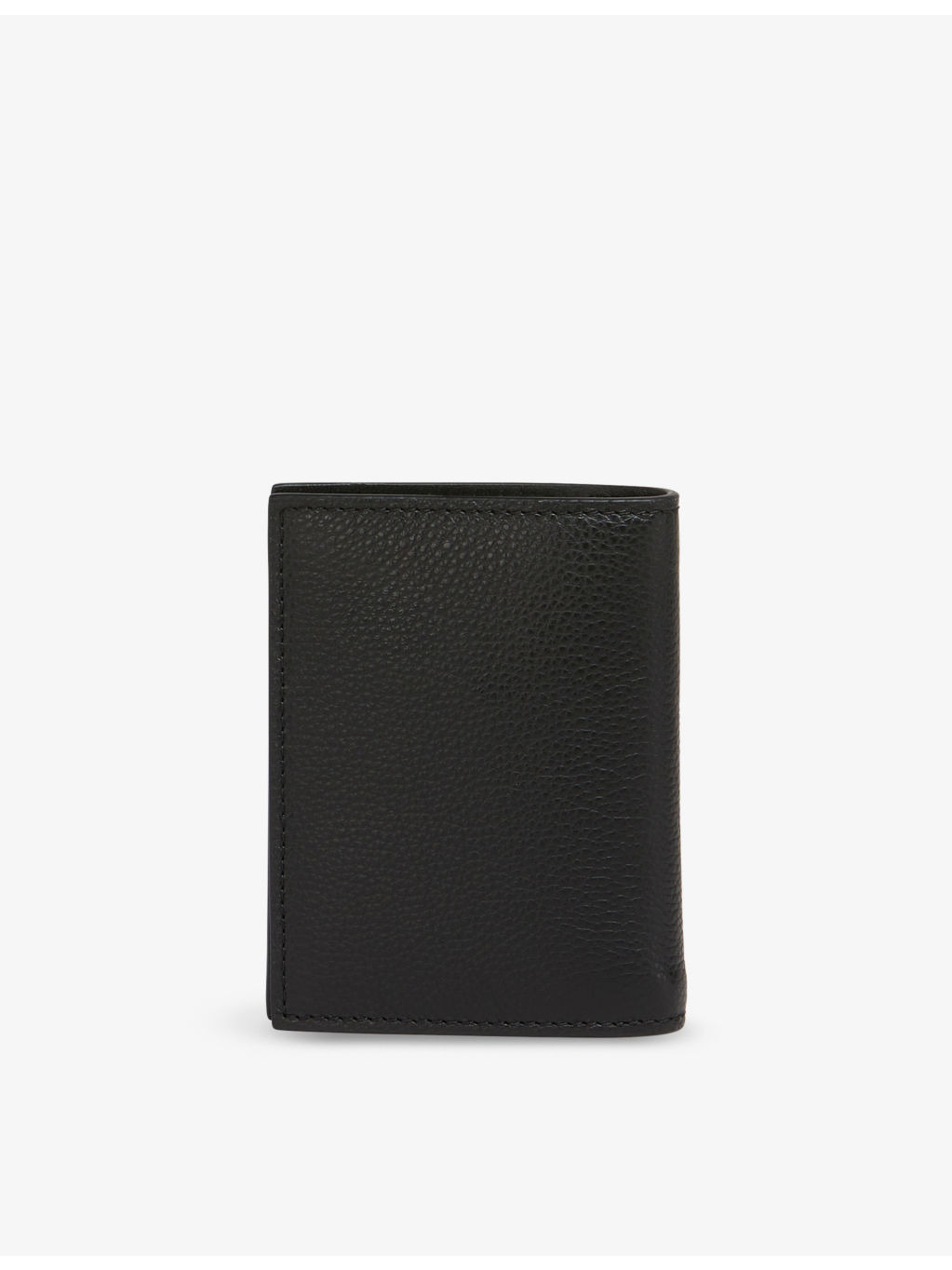 Brand-typography leather wallet - 3