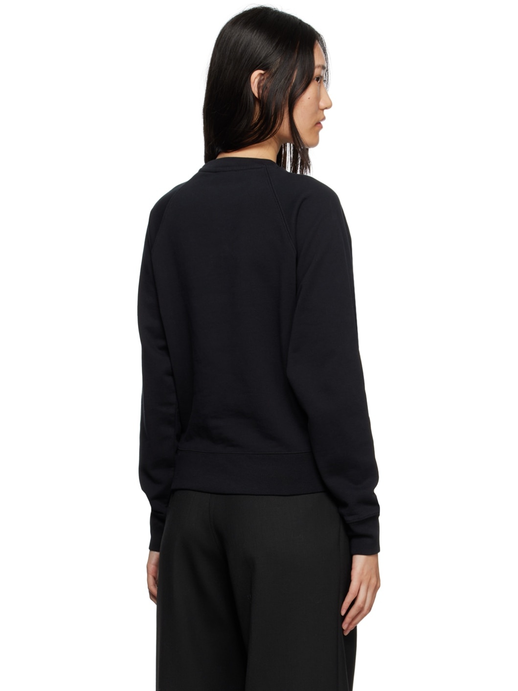 Black Fox Head Sweatshirt - 3