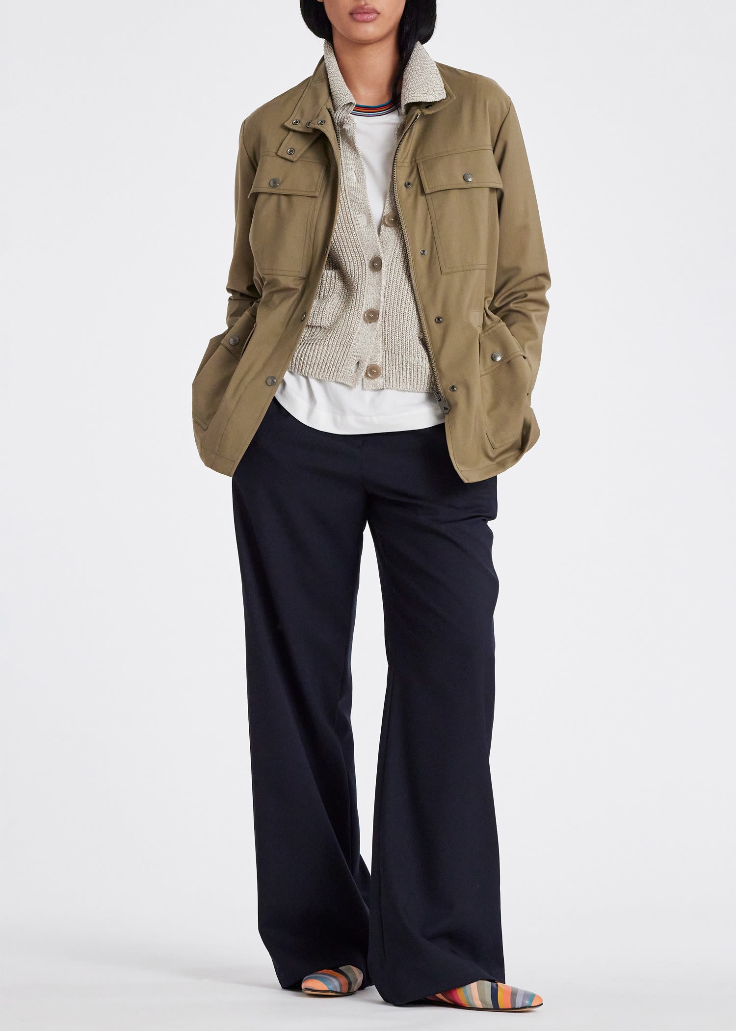 Khaki 'Storm System' Field Jacket - 10