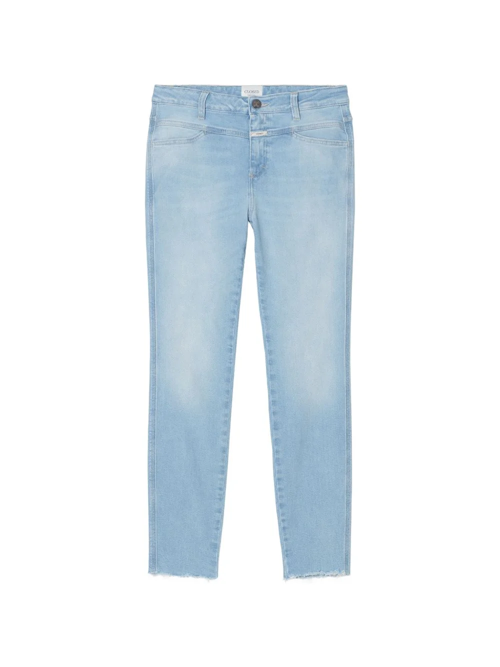 Skinny Pusher frayed-hem jeans - 1