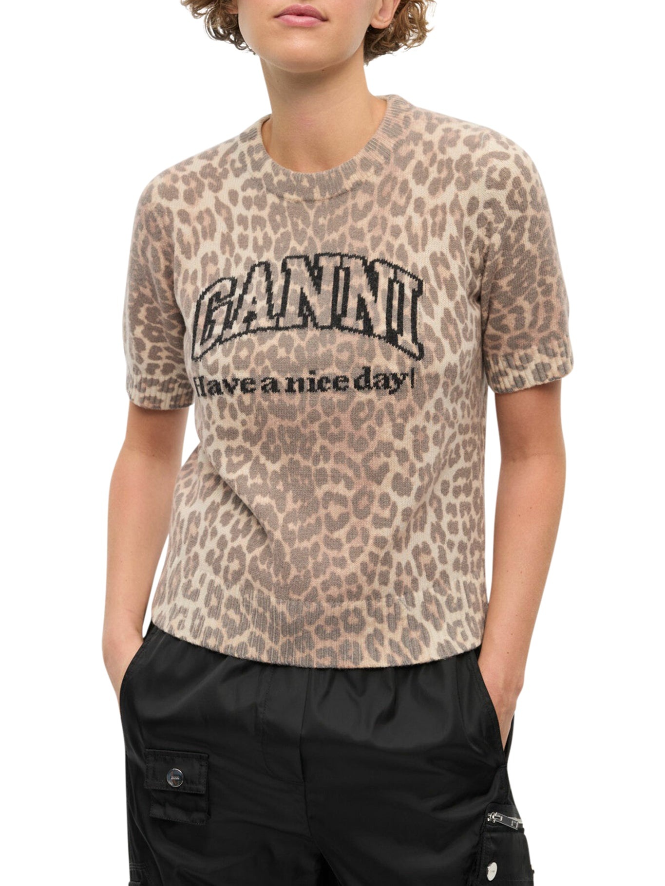 WOOL MIX T-SHIRT - 1