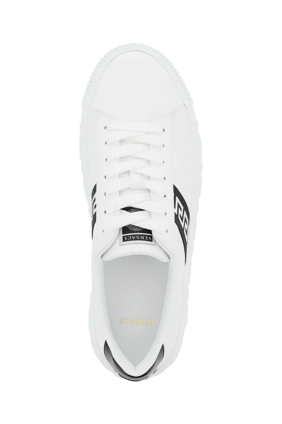 LEATHER GRECA SNEAKERS - 3