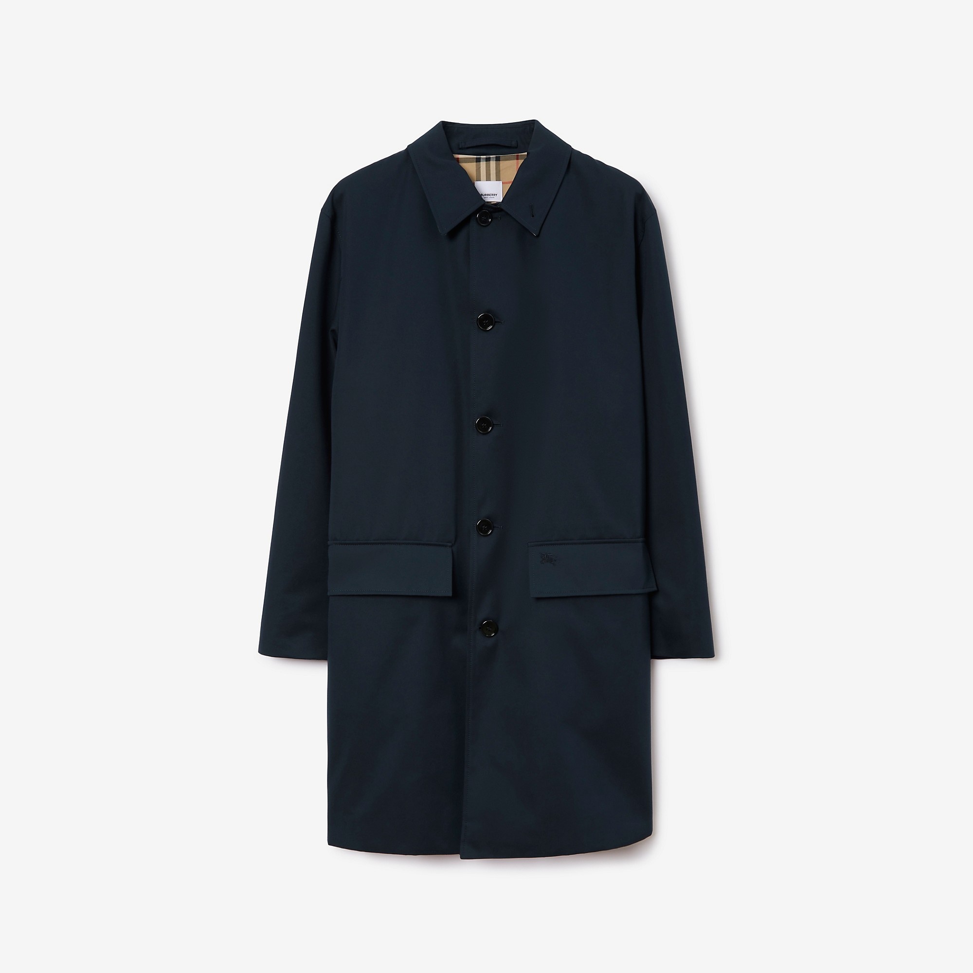 Cotton Gabardine Car Coat - 1