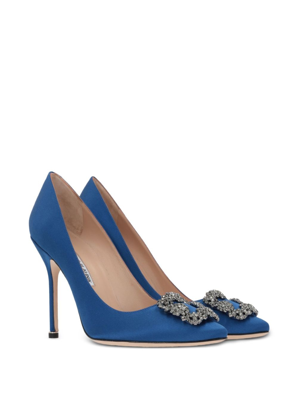 Hangisi 105mm appliqué pumps - 2