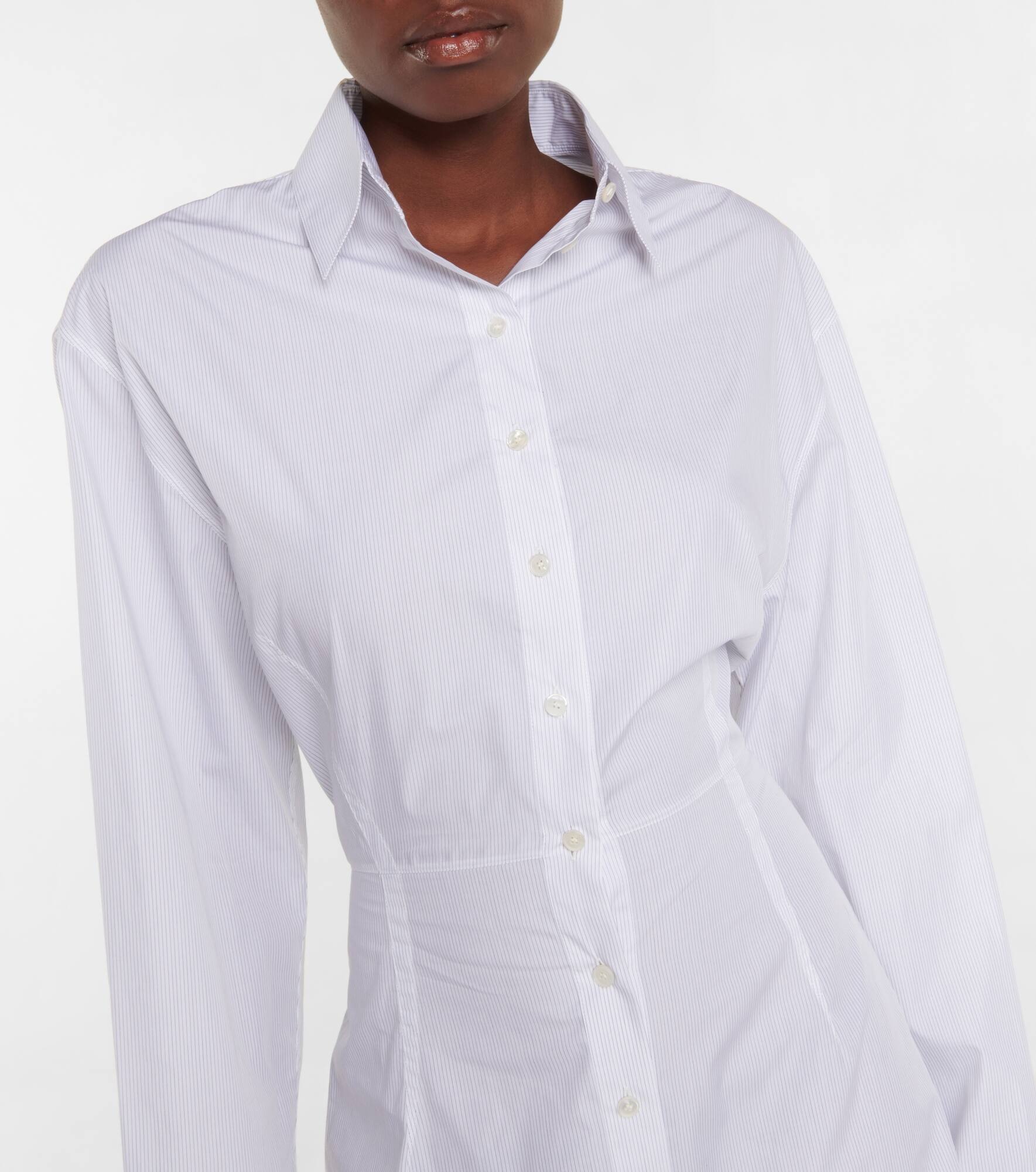 Cotton shirt dress - 4