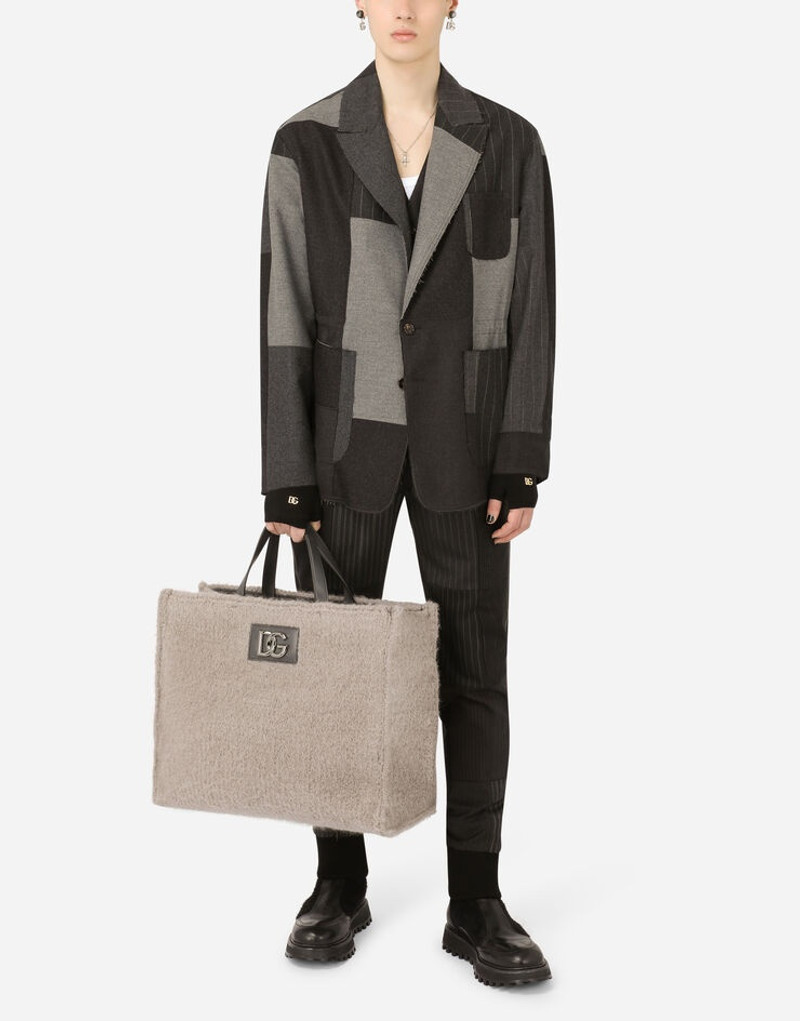 Cashmere and wool patchwork gilet 6