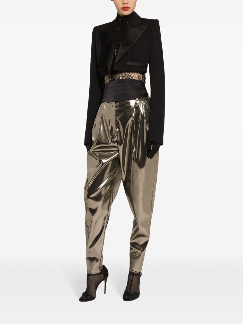 foil tapered trousers - 2