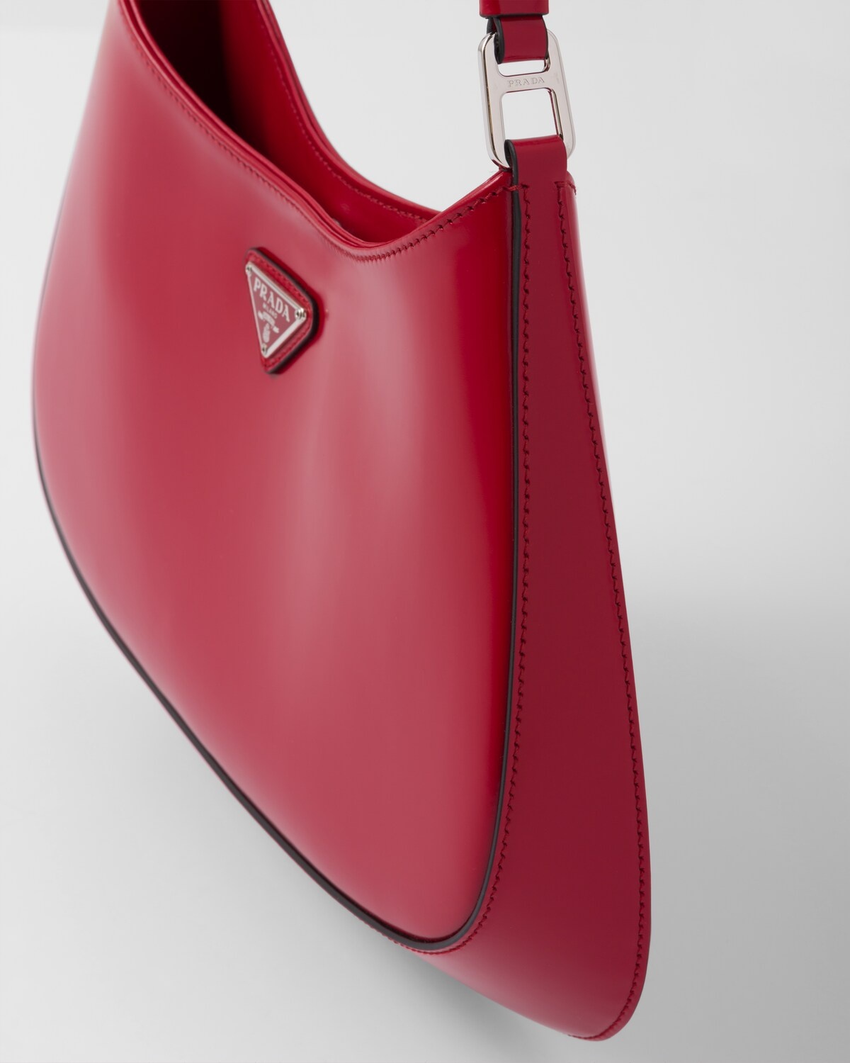 Prada Cleo brushed leather shoulder bag - 6