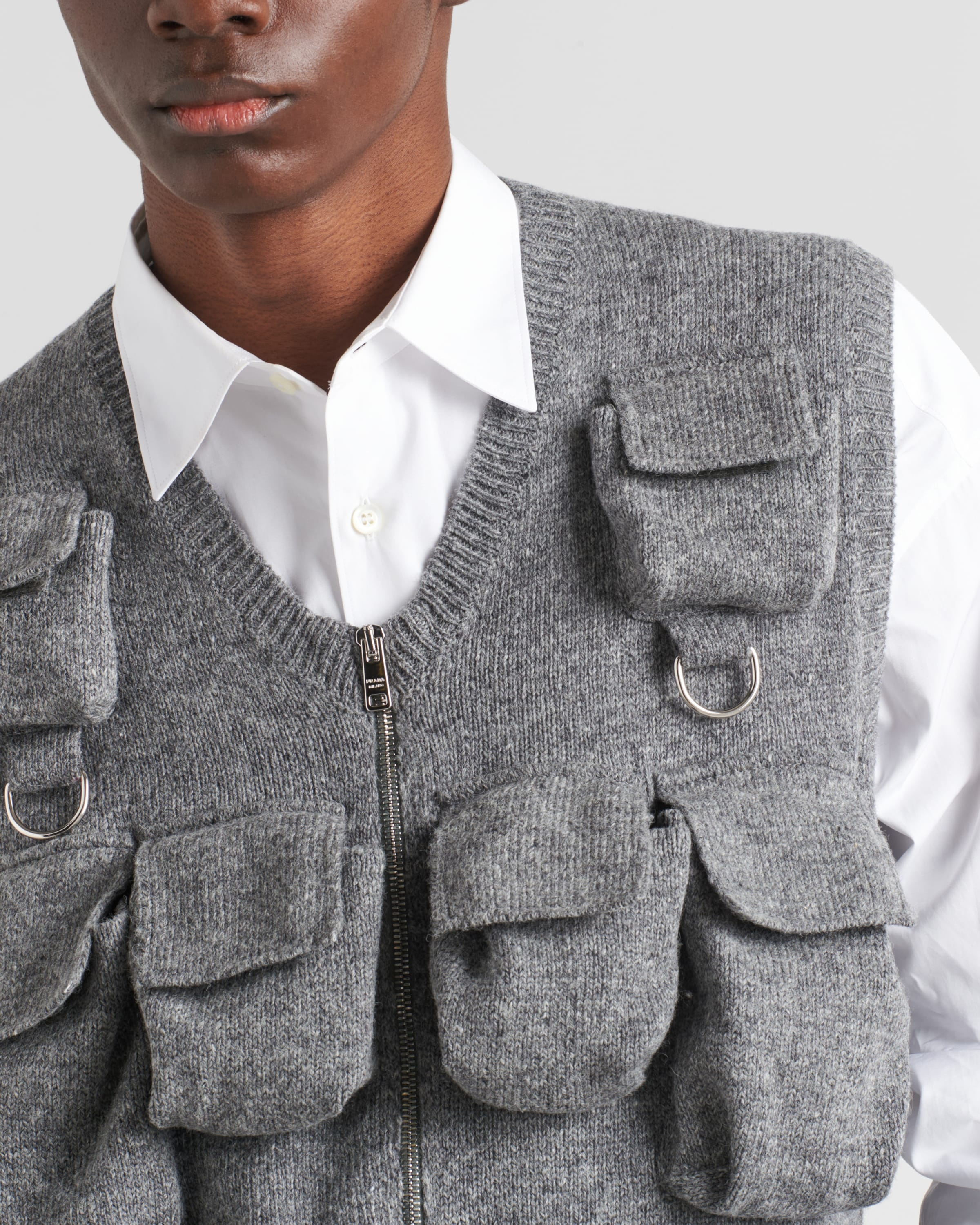 Shetland wool sweater vest - 6