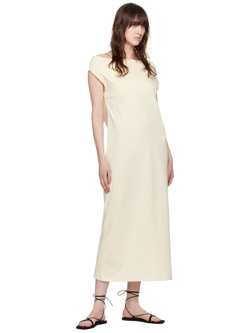 Loulou de Saison Beige Martial Maxi Dress outlook