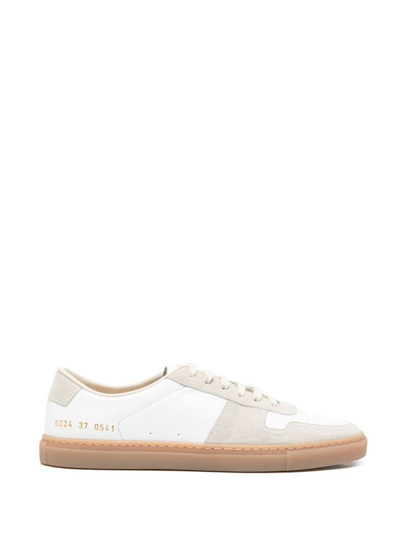 panelled lace-up sneakers 1
