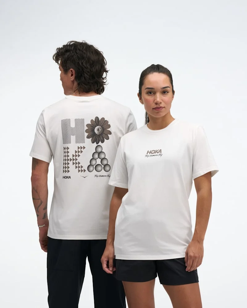 Mosaic Logo CTN SS Tee Shirt in White - 1