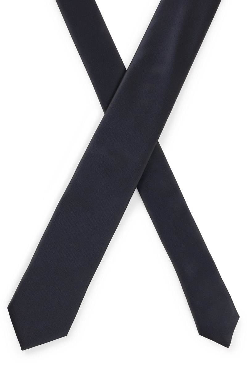 SILK-BLEND TIE WITH A PLAIN WEAVE 4