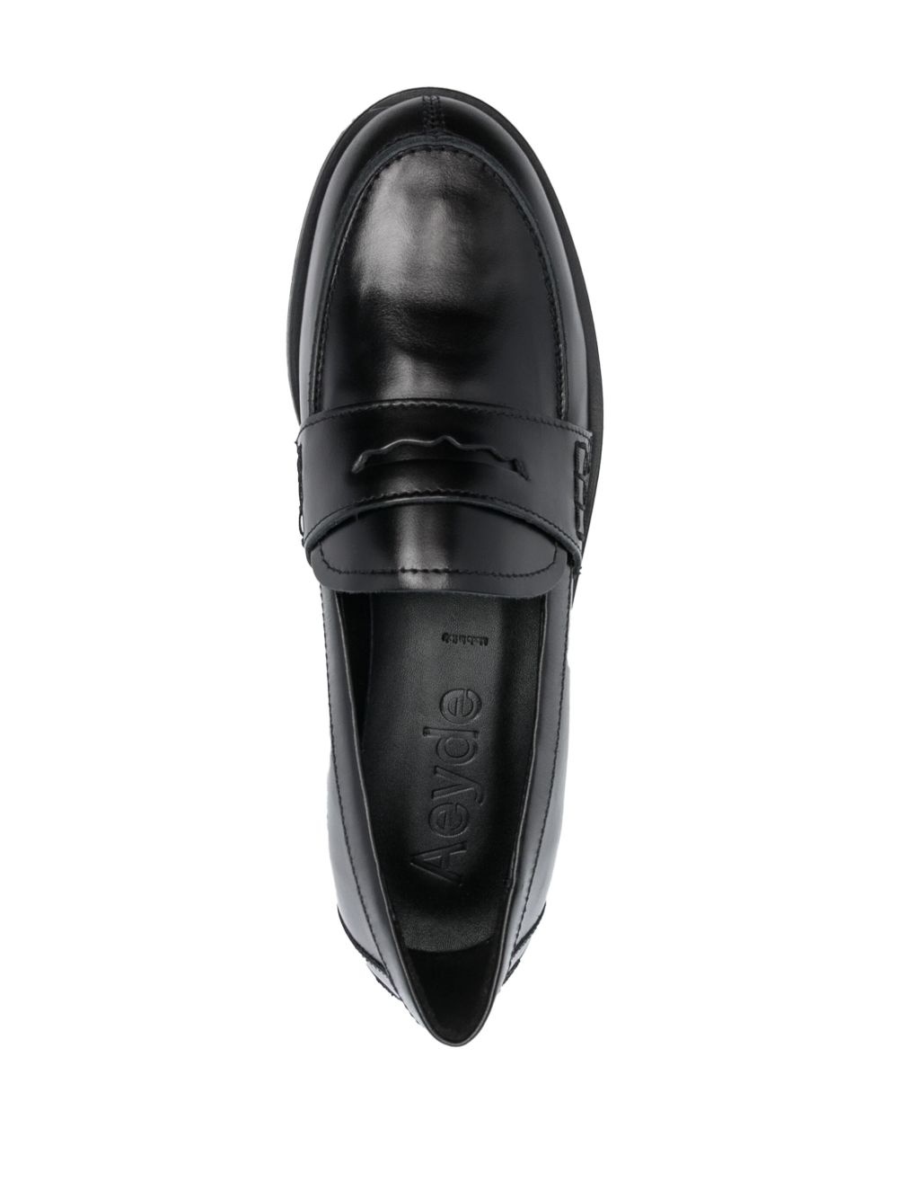 Oscar penny-slot leather loafers - 4