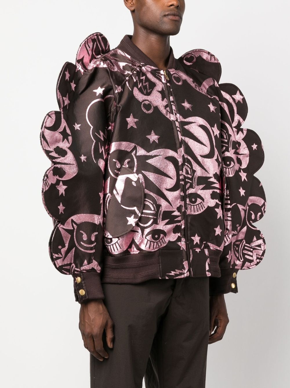 Wings oversized bomber jacket - 3