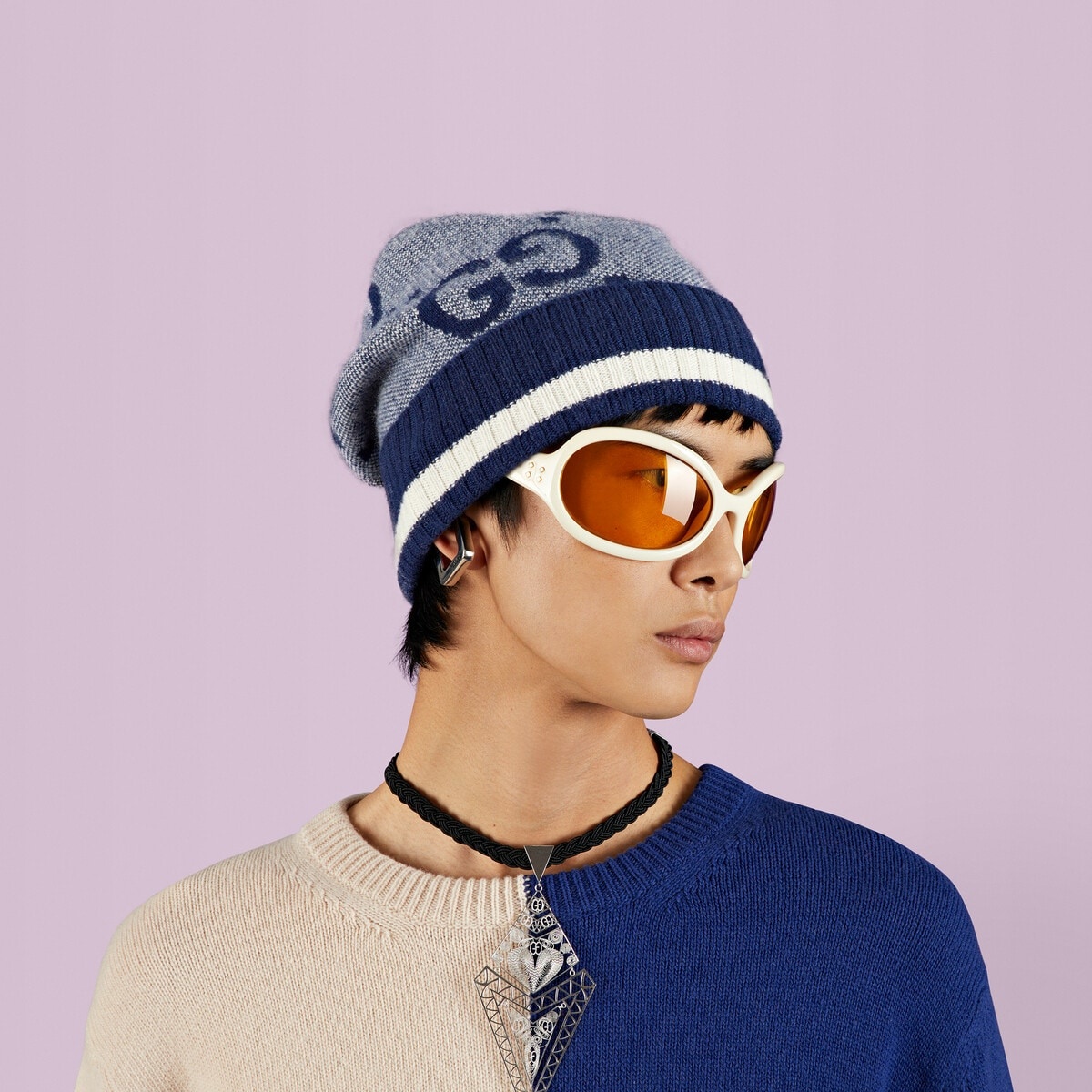 GG cashmere hat - 3