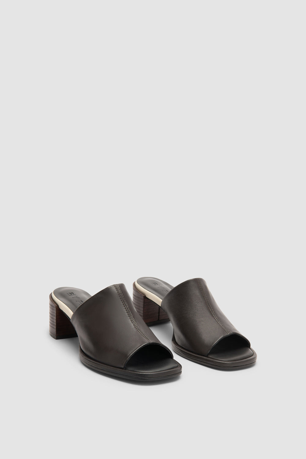 Francisco Ristretto and Limewash Leather Mule - 2