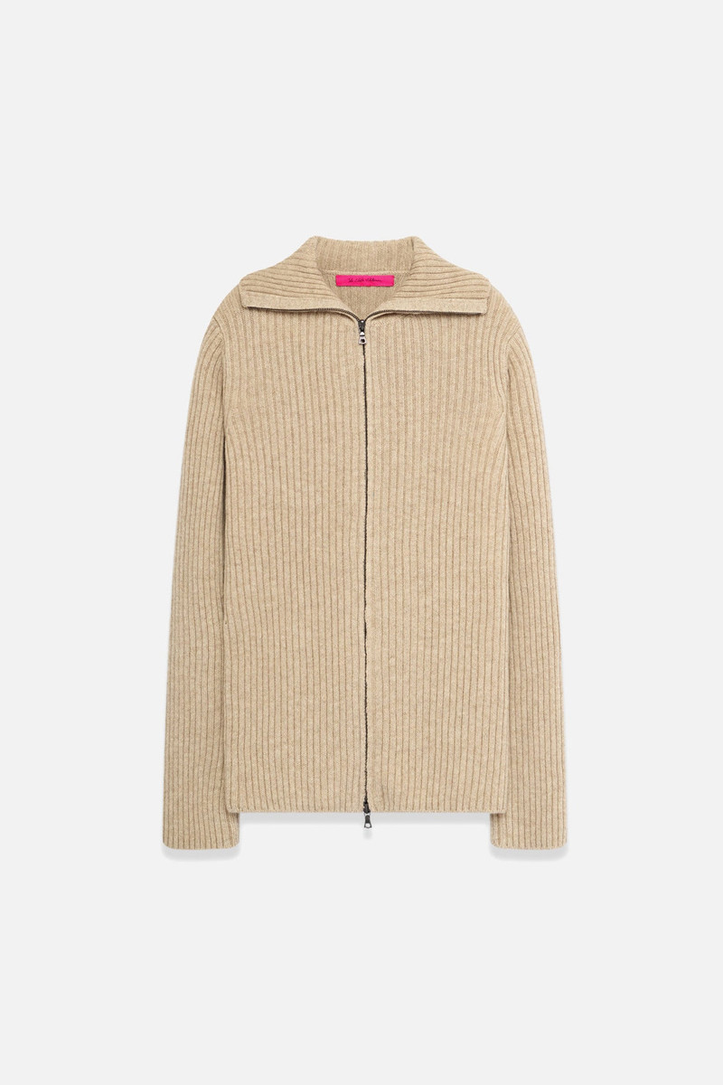 MARTHA RIB FULL ZIP CARDIGAN 1