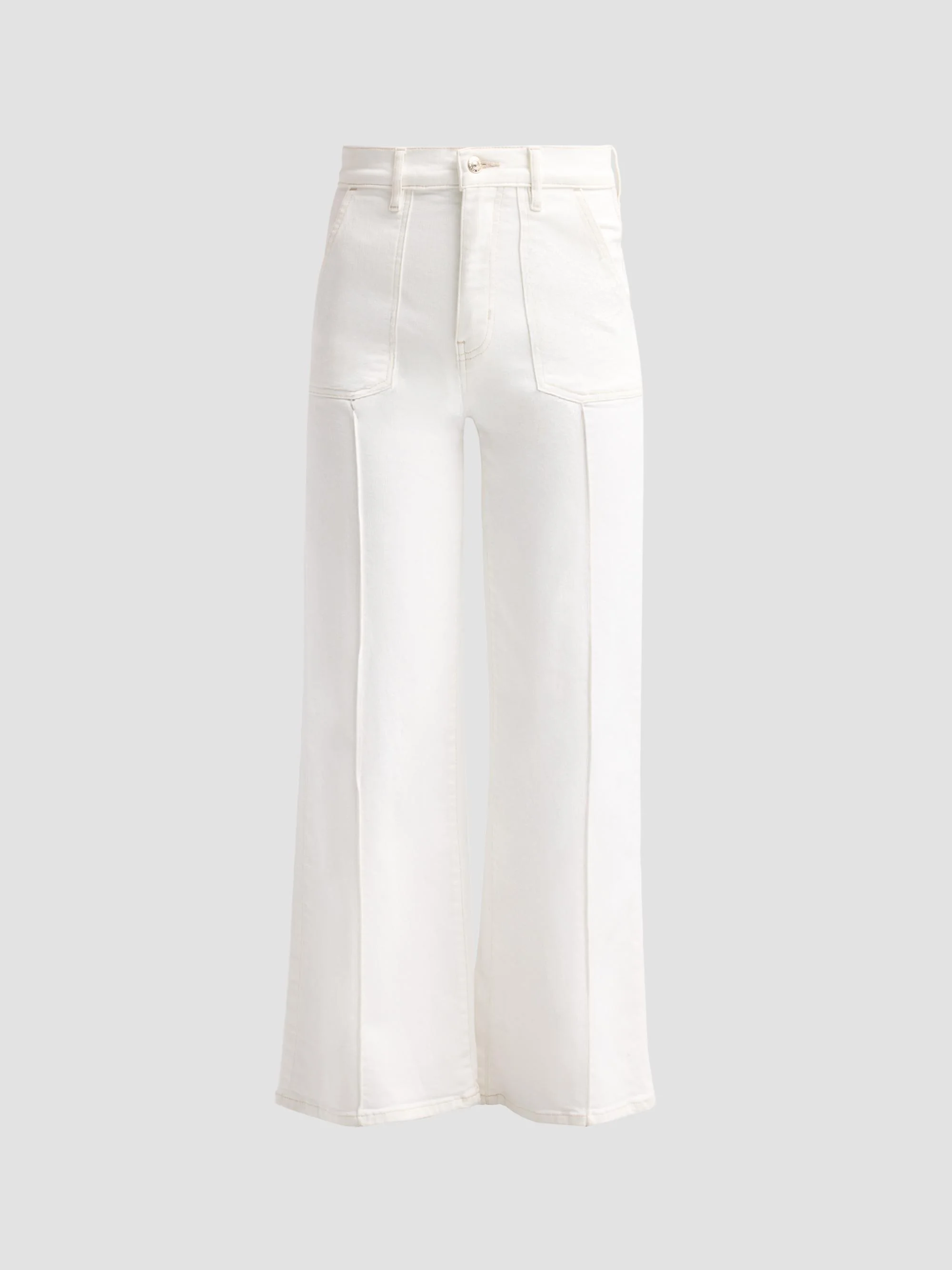 Women's Le Slim Palazzo Pintuck Pocket Jeans - Au Natural Clean - 1