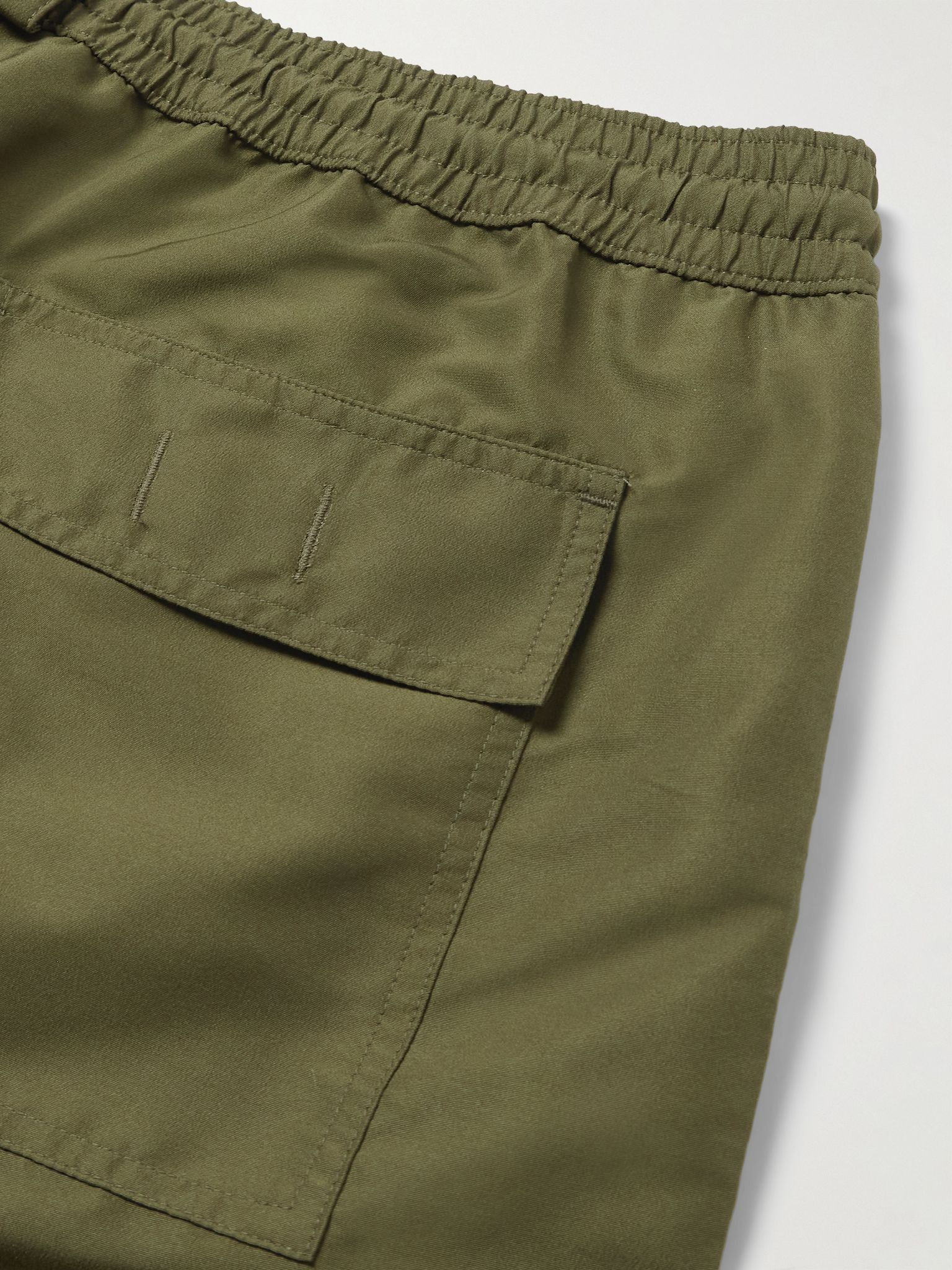 Bay Straight-Leg Mid-Length Swim Shorts Green - 4