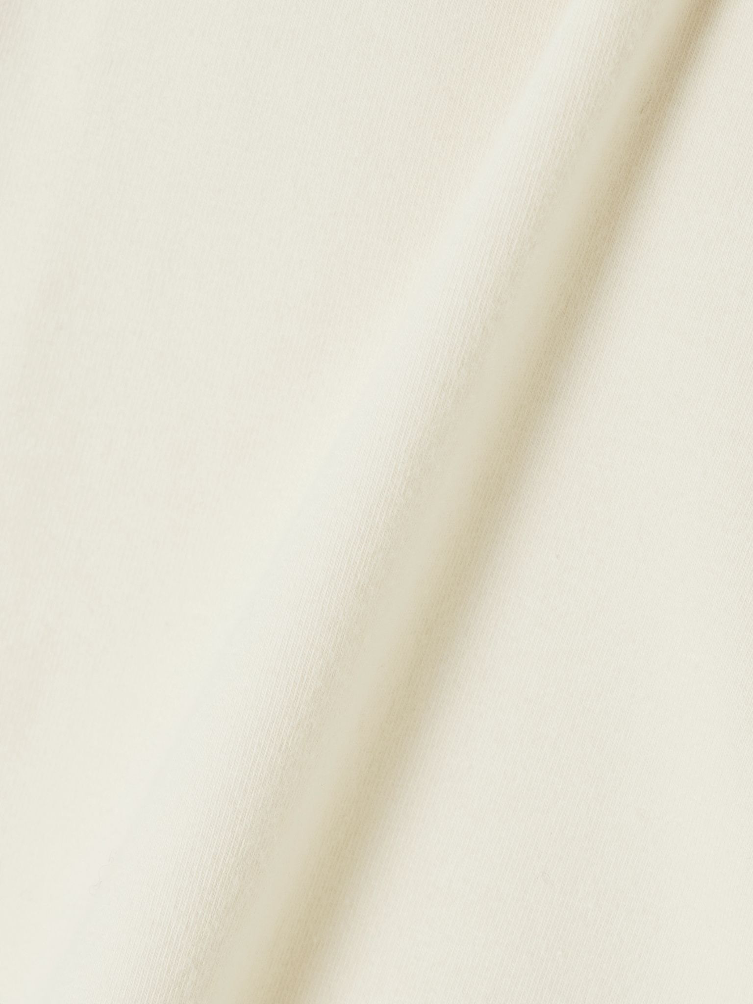 Stretch-cotton jersey T-shirt - Bone Cream - 5