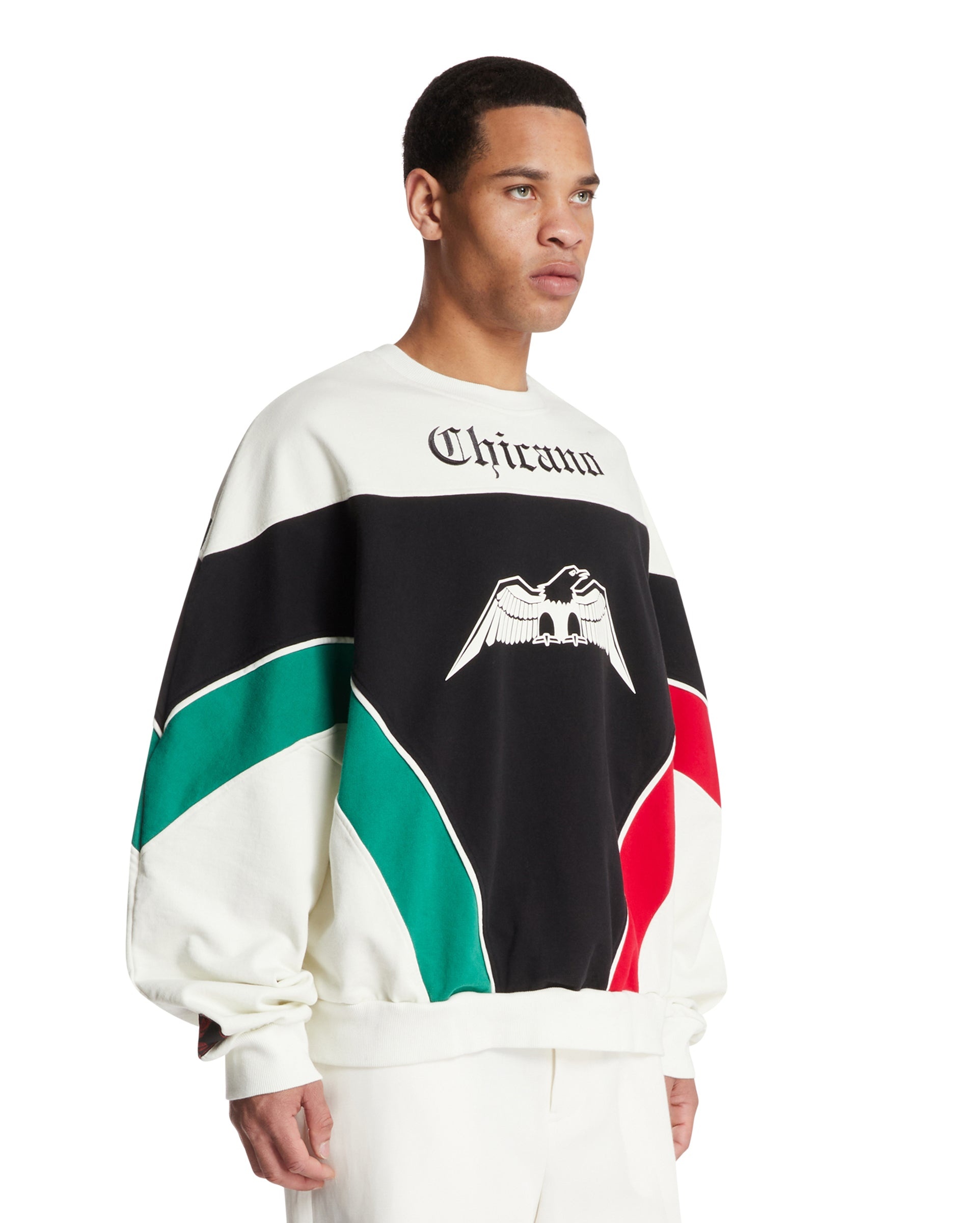 Adidas Originals x Willy Chavarria White Chavarria Chicano Sweatshirt - 4