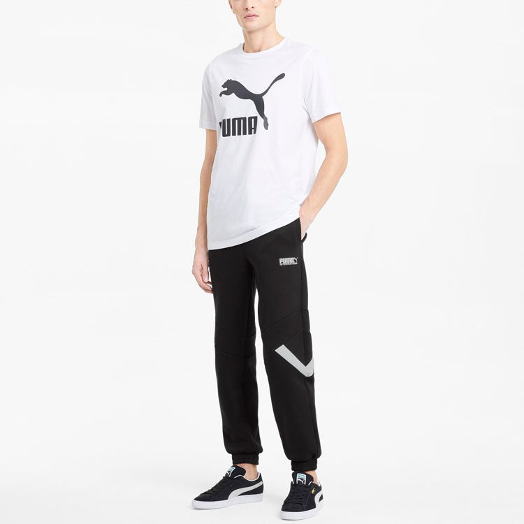 PUMA Casual Sports Drawstring Bundle Feet Long Pants Black 531336-01 - 3