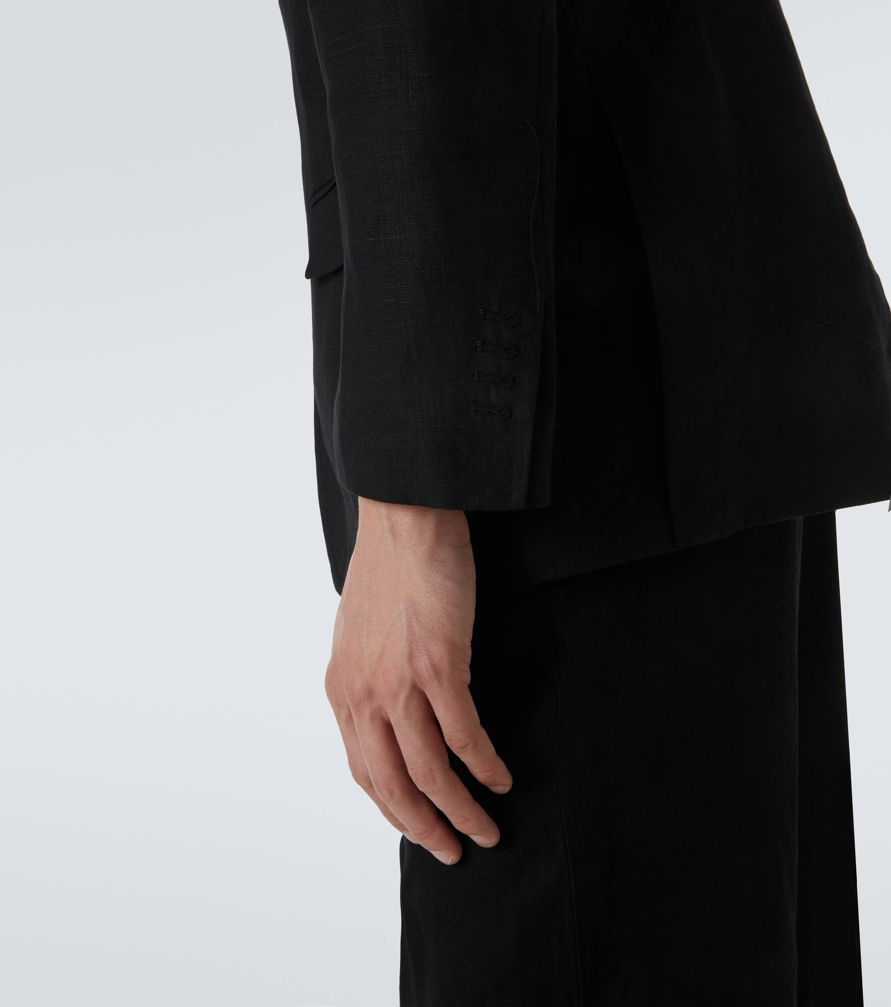 Linen blazer - 6