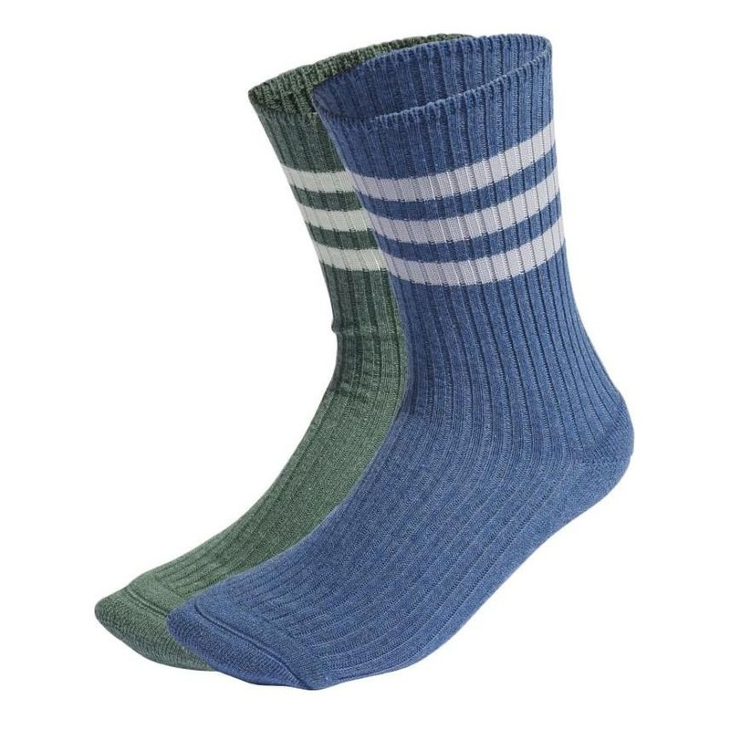 adidas 3Stripes Lounge Crew Socks 2 Pairs HN9492 1