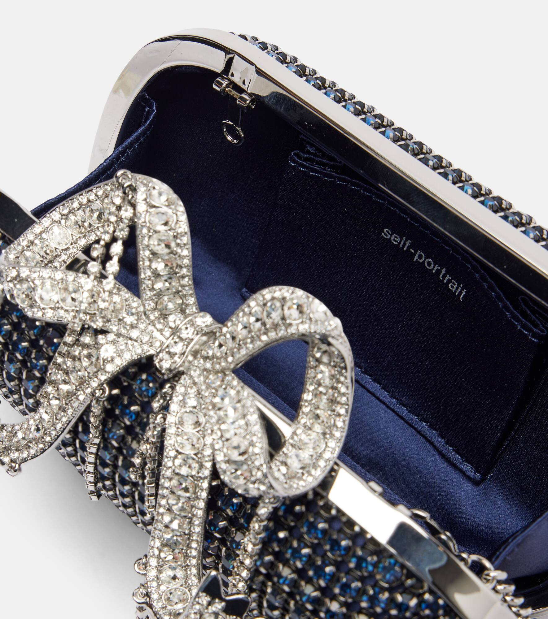 Crystal-embellished clutch - 3
