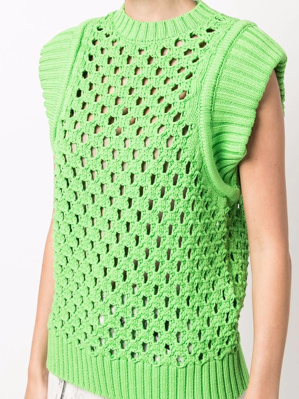 crochet knit vest - 5