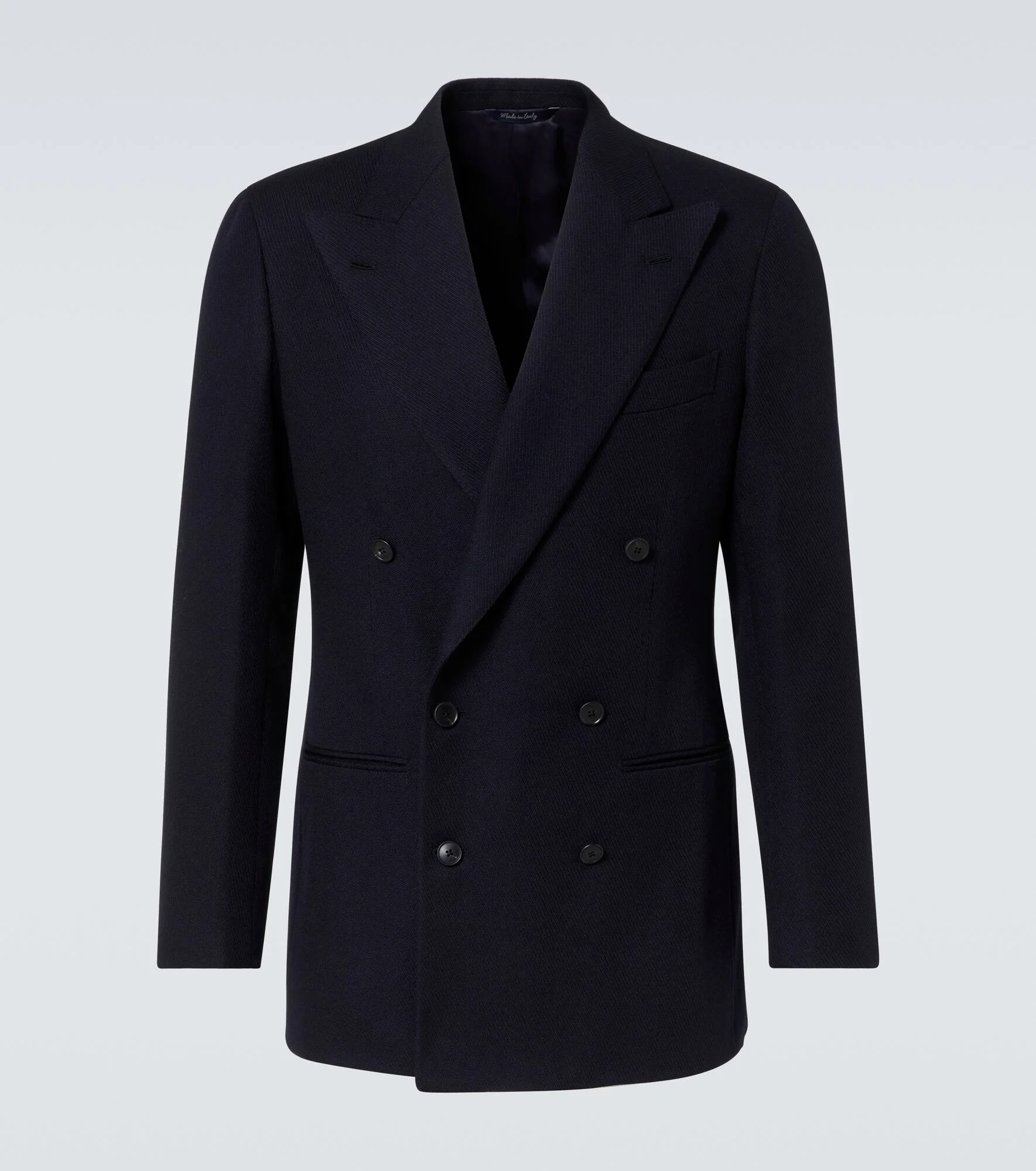 Wool twill blazer - 1